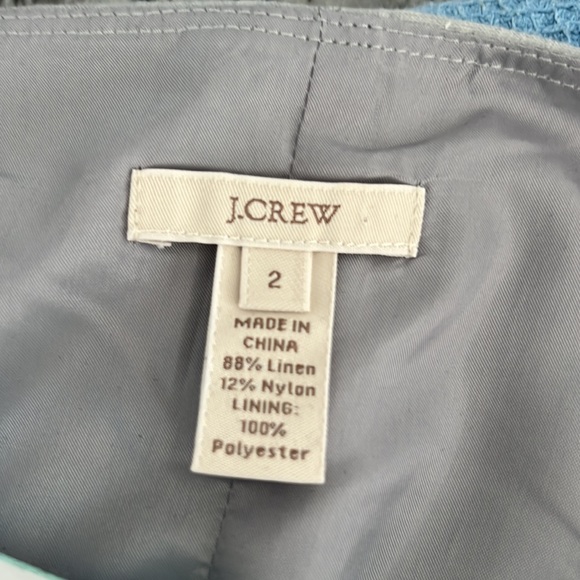 J. Crew Gray Linen Dress - Picture 3 of 11